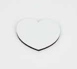 Wholesale Heart Shape 60x54mm Sublimation Blank Fridge Magnet for Household Appliances Decorating Accessories