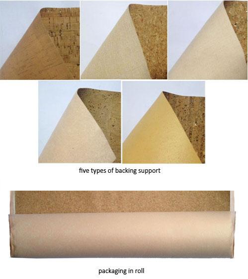 Tissu/cuir pour le sac et chaussures promotionnels de liège de nature faisant avec le support d'unité centrale