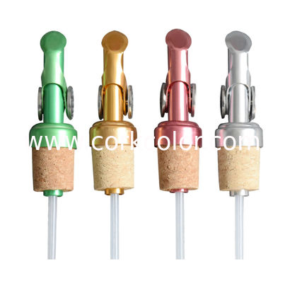Huile pesée par 12cm chaude Pourer, bec à fermeture automatique, 4 couleurs Siver disponible/or/rouge/vert de vente